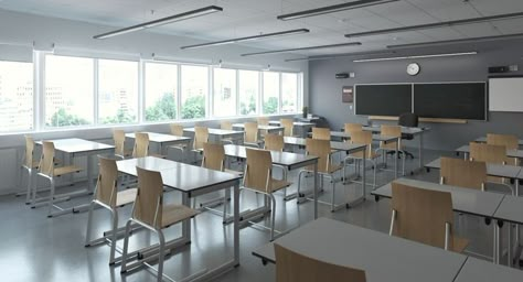 Idol School Dr, Education Design Interior, Classroom Interior, School Building Design, Modern Classroom, School Hallways, Interior Model, School Interior, School Dr