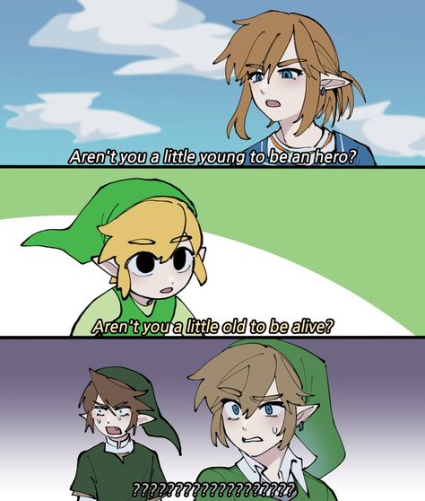 Zelda X Link Comics, Zelda And Link Fanart Love, Links Awakening Fanart, Zelda And Link Fanart, Zelink Fanart, Link Funny, Oot Link, Link Icon, Botw Link