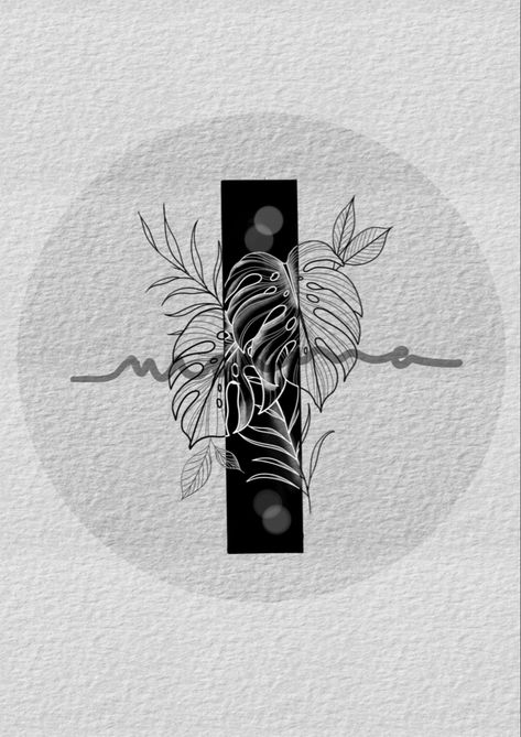 Inverted Tattoo Design, Inverted Flower Tattoo, Monstera Plant Tattoo Design, Black Plant Tattoo, Hip Tattoo Cover Up Ideas, Plant Pot Tattoo, Inverted Tattoo, Plant Tattoo Design, Monstera Tattoo Design