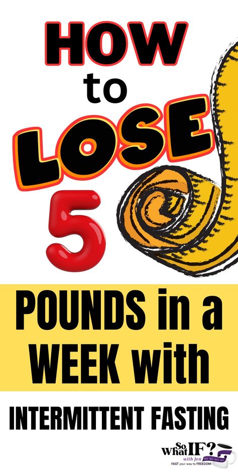 Discover how to lose 5 pounds in a week with intermittent fasting! Learn 11 easy and effective weight loss strategies that get the job done! Intermittent fasting is definitely not a "get skinny quick" scheme. However, it can absolutely give your body the motivating turbo boost it needs to jumpstart a successful and sustainable weight loss journey! Loose 5 Pounds, Weekly Gym Workouts, Loose 10 Pounds, Smoothies Vegan, Developing Healthy Habits, Lose 5 Pounds, Lose 10 Lbs, Workout Plan For Women, Calorie Deficit