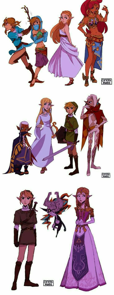 Zelda being taller than link is my favorite concept Zelda Taller Than Link, The Legend Of Zelda Characters, Link Charged Armor, Gloom Hand Zelda, Zelda Concept Art, Botw Oc, Legend Of Zelda Art, Legend Of Zelda Characters, Zelda Funny