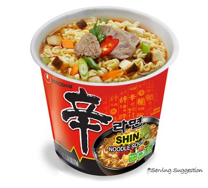 Shin Cup Noodles | Instant Noodle Soup | NONGSHIM USA | Nongshim USA Shin Ramen, Catered Food, Shin Ramyun, Cup Ramen, Bento Lunches, Filling Dinner, Spicy Noodles, Asian Snacks, Filipino Desserts