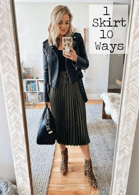 Black Pleated Skirt Outfit, Fii Puternic, Pleated Midi Skirt Outfit, Midi Skirt Outfit Winter, Pleated Skirt Outfits, Skirt Outfit Fall, Rok Outfit, Black Skirt Outfits, Pleated Skirt Outfit