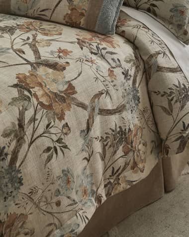 King Size Comforter Sets Master Bedrooms, Biltmore Bedding, Luxury Bedding Ideas, Gender Neutral Bedroom, French Bedding, Country Comforter, Warm Transitional, French Country Bedding, Traditional Duvet Covers