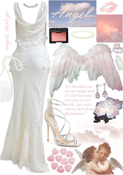 Angelic Aesthetic Outfit, Angel Outfits, Angel Inspired Outfits, Angelcore Outfits, Angel Core Outfit, Angelic Outfits, Angels Bible, Angelic Aesthetic, Closet Basics