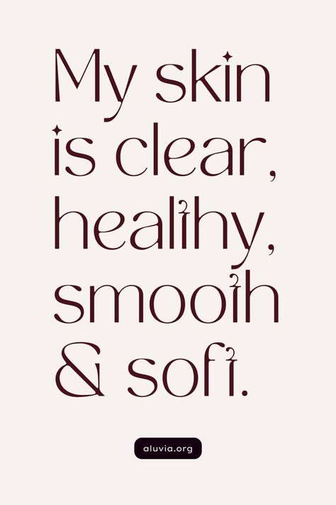 Positive Affirmations, Daily Affirmations, Clear Skin, Healthy Affirmations Clear And Glowing Skin Aesthetic, Clear Back Aesthetic, Skincare Vision Board Aesthetic, Beautiful Skin Quotes Inspiration, Clear Healthy Skin Aesthetic, I Am Healthy Aesthetic, Beautiful Skin Vision Board, Clear And Healthy Skin, Good Skin Vision Board