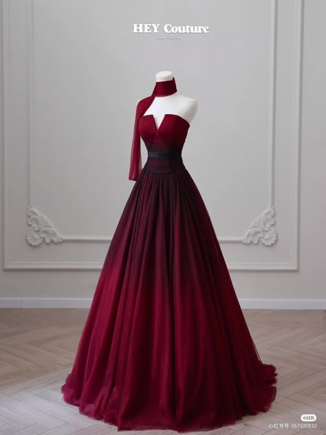 Elegant Red Dress Long, Empress Clothes, Cherry Red Dress, Burgundy Prom, Gowns Dresses Elegant, 파티 드레스, Prom Dress Evening, Burgundy Prom Dress, Prom Dress Inspiration