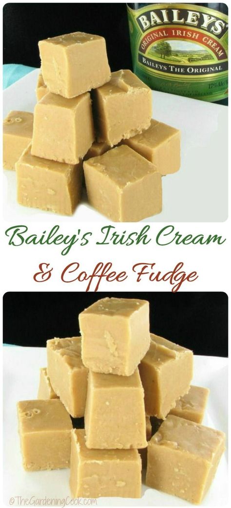 Baileys Irish Cream Coffee, Baileys Fudge, Coffee Fudge, Best Fudge Recipe, Irish Cream Coffee, Holiday Fudge, Drinking Whiskey, Christmas Sweet Treats, Coconut Dessert