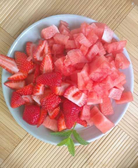 Strawberries And Watermelon, Cmbyn Summer, National Watermelon Day, Watermelon Day, Cocktail Juice, Watermelon Strawberry, Pink Pilates, National Days, Pilates Princess