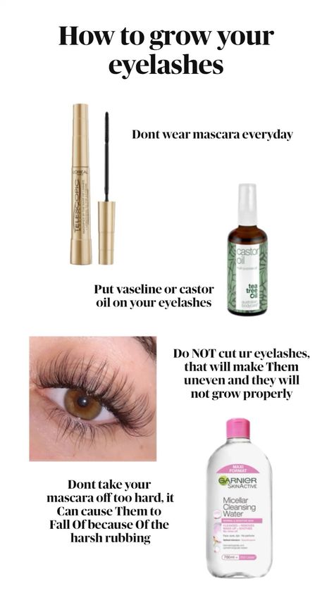 How to grow your eyelashes Grow Eyelashes Naturally, Long Lashes Serum, Longer Eyelashes Naturally, Grow Your Eyelashes, Best Lash Serum, Grow Eyelashes, Eyelash Tips, Grow Lashes, How To Grow Eyelashes