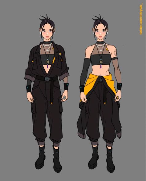 Ninja Outfits Men, Cyberpunk Outfit Illustration, Streetwear Drawing Reference, Futuristic Casual Fashion, Cyberware Fashion, Women Techwear Outfit, Cool Cyberpunk Outfits, Cyberpunk Grunge Outfit, Cyberpunk Jacket Design