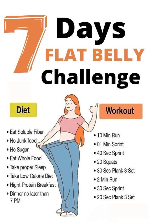 7 Days Flat belly challenge. #weightloss #weightlossworkoutplan #fatlosstips #loseweightquickly #fatlossadvice Flat Stomach Overnight, Drink To Lose Belly, Loose Weight Workout, Belly Challenge, Flat Belly Challenge, Lose Stomach Fat Fast, Flat Belly Fast, Lose Tummy Fat, Get A Flat Stomach