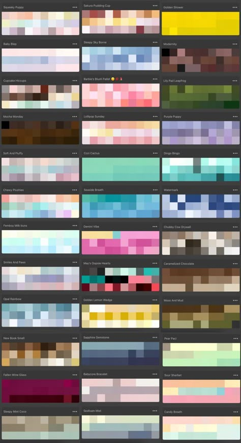 Color Palette Art Challenge, Technoblade Color Palette, Color Schemes For Drawing, 4 Color Pallete, Dark Colour Pallet, Y2k Color Palette Dark, Color Palette Art Drawing, Shading Color Palette, Dull Colors Palette