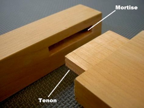 how-to-make-a-mortise-and-tenon-joint Types Of Wood Joints, Mission Furniture, Custom Wine Cellars, Wood Joints, Woodworking Joints, Wood Joinery, Custom Woodworking, Woodworking Tips, Mortise And Tenon