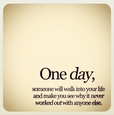 One day someone will walk into your life and you will know why it never worked out with anyone else~~> it didn't work out with anyone else because it wasn't meant to... i didn't know it, but my soul was waiting on you ❤ Inspirational Divorce Quotes, Polish Girl, Divorce Quotes, Life Quotes Love, Favorite Sayings, E Card, Quotable Quotes, Just Saying, Cute Quotes