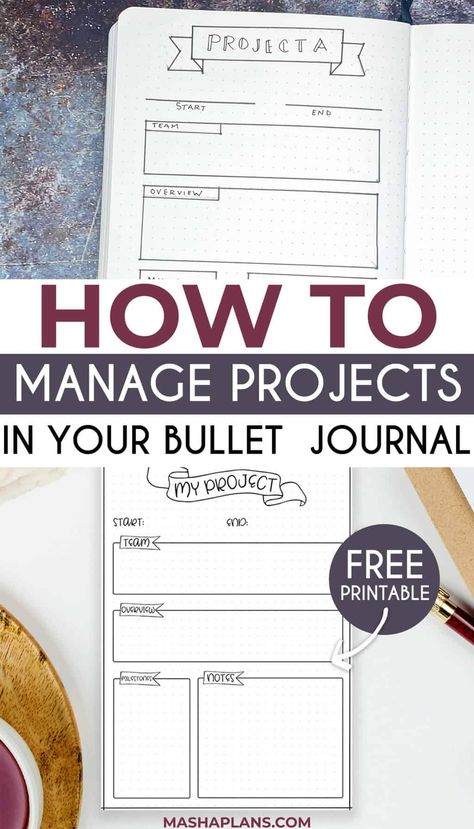 Bullet Journal Project Management, Bullet Journal Project Planning, Bullet Journal For Work, Work Bullet Journal, Business Planner Printables, Air Well, Ideas For Project, Bullet Journal Work, Bullet Journal Page Ideas