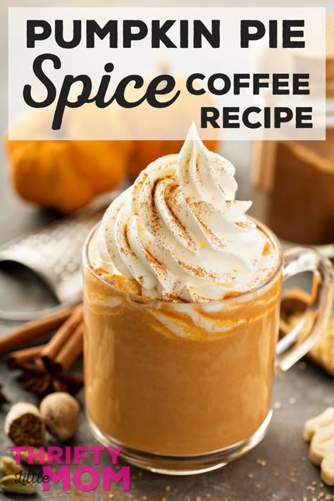 Pumpkin Pie Spice Coffee, Pumpkin Spice Coffee Recipe, Homemade Pumpkin Spice Coffee, Pumpkin Spice Latte Recipe, Homemade Starbucks, Pumpkin Spiced Latte, Starbucks Pumpkin Spice Latte, Pumpkin Spiced Latte Recipe, Starbucks Pumpkin Spice