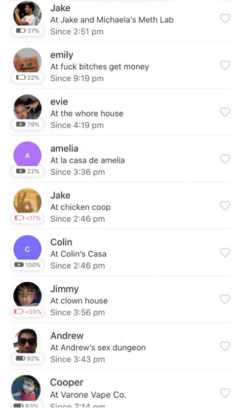 Find My Friends Location Names, Life360 Group Names For Friends, Funny Location Names For Find My Friends, Funny Names For Iphone, Cute Life 360 Circle Names For Couples, Funny Life 360 House Names, Funny Names For Home On Life 360, Funny Life360 Circle Names, Life360 Group Names For Couples