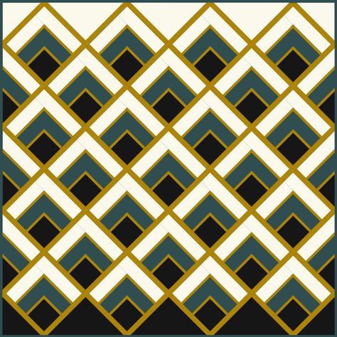 Art Deco Square Pattern, Art Deco Shapes Patterns, Motif Art Deco 1920s, Art Deco Quilt Patterns, Art Deco Designs, 1920s Art Deco Pattern, Art Deco Color Scheme, Art Deco Color Palette, Art Deco Colours