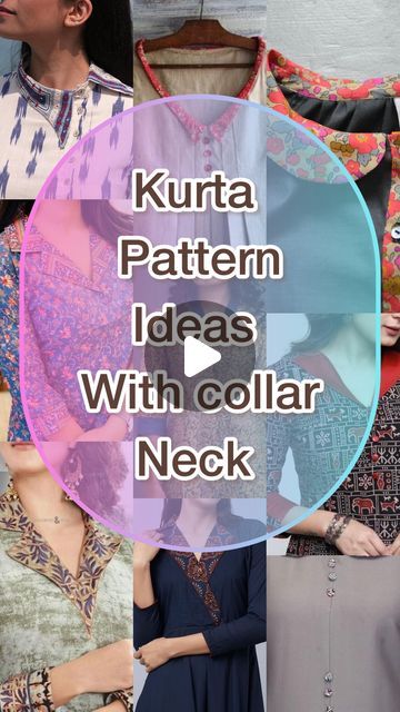 Kurta For Women Designer, Matching Suit Designs, New Neck Designs For Suits, Kurta Collar Designs Women, Cute Kurti Designs, Kurti Style Blouse Designs, Blouse Designs For Chubby Women, Long Kurta Designs Women, Neck Pattern For Kurtis