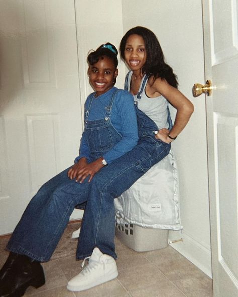 1. “Me and my sister in matching overalls in the early 2000s. 2001/2002.” @mesha.iman 2. “Me in my Rugrats overalls with my “velvet” shirt. Summer of ‘99.” @mesha.iman 3. “College dorm probably ‘96 or ‘97.” @queen1776 4. 1995 @schiavonn 5. 1996 @schiavonn 6. “This is from our junior year so 1994/95.” @chellebelle416 7. “Probably 1997. Not sure who took the picture. I was also in my James Dean phase if you see the poster in the wall.” @blairska_b 8. “My 30 year old old navy overalls on my... Rugrats Overalls, Navy Overalls, Old Navy Overalls, Me And My Sister, Velvet Shirt, Junior Year, James Dean, 30 Years Old, College Dorm