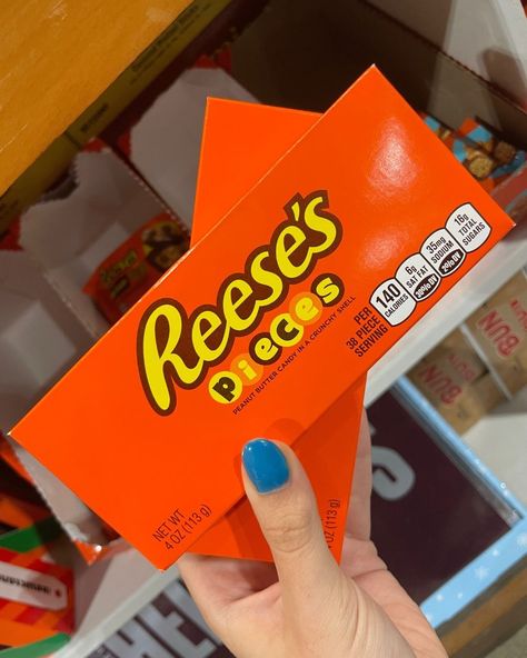 Not to brag or anything... but we added Reese's Pieces to our inventory- YUMMM!!! Come get these theater boxes of peanut butter and chocolate goodness today! Just don't leave them in the car too long- they may melt in this heat! #reesepieces #newitem #theaterbox #reese Reeces Pieces, Santa Board, Reese's Pieces, Peanut Butter Candy, Peanut Butter And Chocolate, This Heat, Reeses Peanut Butter, Dont Leave, Candy Bars