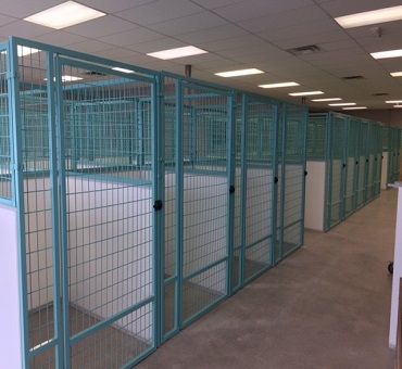 Custom dog kennels Texas - Custom Kennels in Texas - Metalink Kennels Shop With Dog Kennel, Diy Dog Boarding Kennels, Dog Boarding Facility Ideas Floor Plans, Dog Breeding Kennels Ideas, Commercial Dog Kennel Ideas, Dog Kennel Inside, Custom Kennels, Animals Sanctuary, Kennel Design