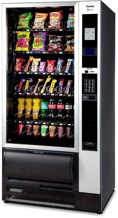 Vending Machine Drinks, Vending Machine Aesthetic, Cute Vending Machine, Drink Vending Machine, Snack Vending Machine, Food Vending Machines, Snack Dispenser, Soda Vending Machine, Drink Machine