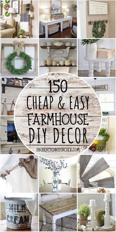 Farmhouse Diy Decor, Diy Farmhouse Ideas, Diy Farmhouse Decoration, Diy Home Decor For Apartments, Dekor Diy, Farmhouse Decorating, Farmhouse Decor Ideas, Paint Diy, Farmhouse Decoration