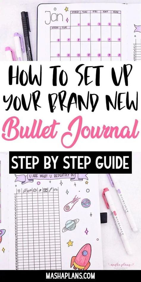 New Bullet Journal, How To Bullet Journal, Bullet Journal Page, Bullet Journal For Beginners, Bullet Journal Setup, Bullet Journal Set Up, To Do Planner, Bullet Journal Ideas Templates, Creating A Bullet Journal