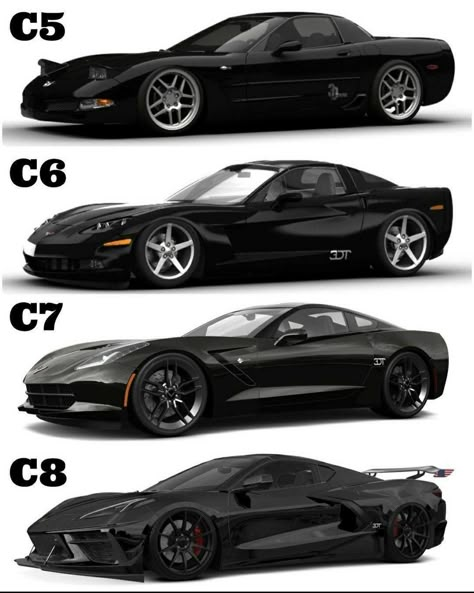 Baddie Cars, Black Corvette, C5 Corvette, Corvette C5, Corvette C6, Corvette Zr1, Street Racing Cars, Chevy Corvette, Pretty Cars