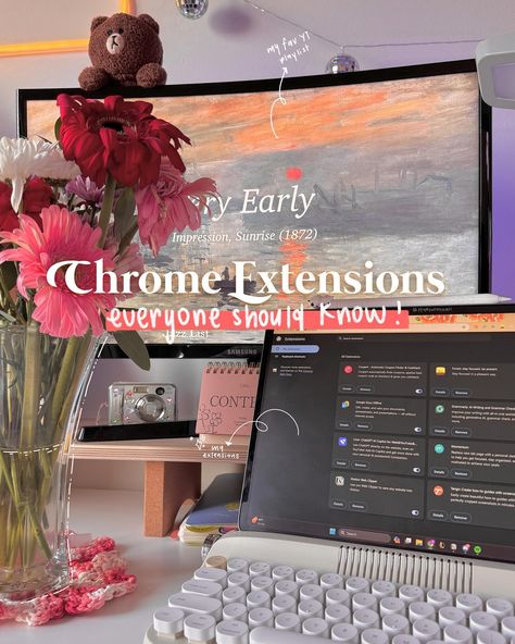 Chrome Extensions everyone should know🖇️ I’m picky with the extension I keep on Chrome, but these are the ones that get to stay 🤍 🍊 Tango — create guides 🌲 Forest — focus timer + blocks website so you don’t get distracted 🖇️ Notion — web clipper to save links, pictures, posts 📝 Grammarly — correct grammar, AI for emails 🎟️ Coupert — save💰 💭 Do you have any favorite Chrome extension(s)? tags 🏷️ #studygram #studytips #studyhacks #chromeextension #googlechrome #studyspace Best Chrome Extensions, Chrome Web Store Extensions Aesthetic, Chrome Extensions For Students, Google Extensions, Correct Grammar, Gaming Studio, Chrome Extensions, Chrome Extension, Chrome Web