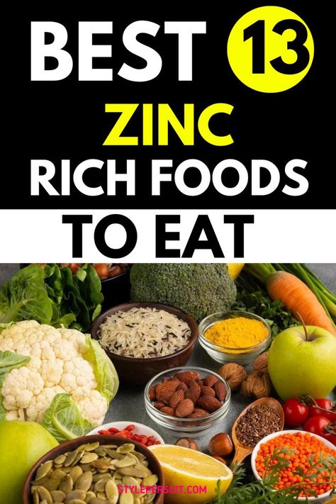 Zinc is an essential mineral that plays a crucial role in maintaining a healthy immune system. It's involved in numerous cellular processes, including immune function, protein synthesis, wound healing, and DNA synthesis. Incorporating zinc-rich foods into your diet can help bolster your immune system and promote overall well-being. Discover the top 13 best zinc-rich foods to consider: What Foods Have Zinc, Zinc Foods, Kidney Healthy Foods, Zinc Rich Foods, Lower Blood Sugar Naturally, What Can I Eat, Healthy Immune System, Protein Rich Foods, Natural Drinks