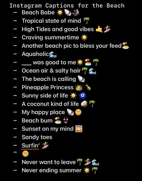 Instagram captions for the beach Beaches Quotes, Beach Aesthetic Ideas, Quote On Beach, Cute Descriptions For Instagram, Captions For Holiday Pictures, Quotes Holiday, Ocean Quotes Instagram, Beach Selfie Captions, Quots Insta Post