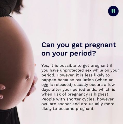 "Did you know you can get pregnant on your period? At Project Untaboo, our goal is to help distinguish myths from facts. And the fact is, you actually CAN get pregnant while on your period." Ways To Get Pregnant, Feminine Products, Pads Tampons, Pregnancy Advice, Trying To Get Pregnant, Get Pregnant, Sanitary Pads, Abdominal Pain, Natural Beauty Tips