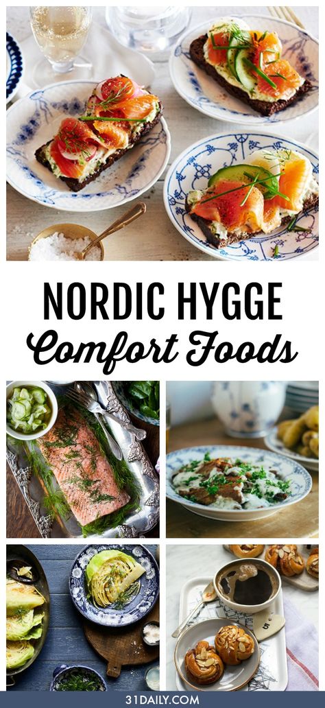 Nordic Vegetarian Recipes, Hygge Food Recipe, Nordic Dinner Recipes, Authentic Scandinavian Recipes, Traditional Nordic Food, Hygge Dinner Recipes, Winter Cabin Recipes, Healthy Scandinavian Recipes, Norwegian Food Dinners