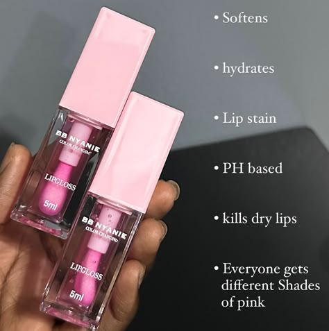 🎀 Our infamous color changing lip gloss is available for order .🎀 #lipgloss #lipcareproduct #beautybynyanie #lipglossuganda #lipglossug #smallbusinessug #smallbusinessuganda #smallbusinessuggs #smallbusinessugc Small Lipgloss Business Ideas, Lipgloss Business Content Ideas, Lipgloss Business Ideas Aesthetic, Lip Gloss Content, Lipgloss Photoshoot Ideas Small Business, Lip Gloss Branding, Lipgloss Content Ideas, Lip Gloss Business Photoshoot Ideas, Lip Gloss Brand Name Ideas