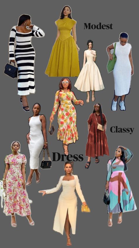 Classy dress modest fashion inspo Vision Board Praying, Birthday Dinner Dresses, Classy Modest Outfits, Modest Outfits Summer, Christian Modest Outfits, Modest Poses, Dressing Modestly, Clean Girl Outfits, Modest Girly Outfits