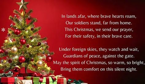 20 Christmas Poems For Soldier - LoverJournal Merry Christmas Daughter, The Brave One, Christmas Prayer, Daughter Poems, Christmas Soldiers, Words Of Appreciation, Love Sms, Christmas Poems, Love Poem