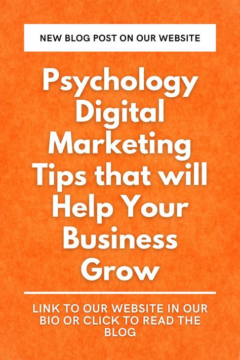 Psychology and marketing go hand in hand, so check out these psychology marketing tips to help your business grow! Psychology Marketing, Psychology Tips, Digital Marketing Tips, Hand In Hand, Grow Business, News Blog, To Listen, Marketing Tips, Psychology