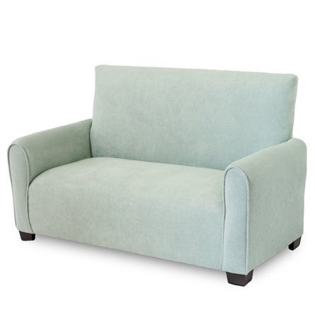 Isabelle & Max™ Burchette Kids Club Sofa | Wayfair Playroom Reading Nook, Toddler Sofa, Club Sofa, Kids Couch, Sofa Blue, Small Couch, Youth Furniture, Church Nursery, Playroom Furniture