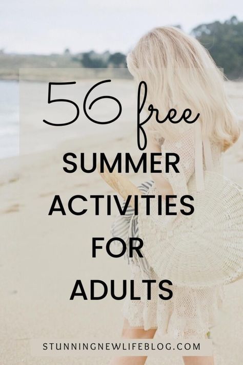 Summer Activities For Adults, Outdoor Activities For Adults, Kids Summer Bucket List, Free Summer Activities, Adult Activities, Summer Checklist, Outdoor Summer Activities, Summer To Do List, Fun List