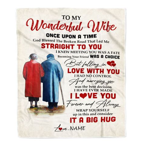 Personalized To My Wonderful Wife Blanket from Husband I Knew Meeting You was A Fate Wife Birthday Anniversary Christmas Customized Bed Fleece Throw Blanket Funny Saying Personalized Name Wife Wife Gifts From Husband Valentines Day Cool Wife Wife Ideas Wife Blankets For Wife Funny Wife Sayings Crazy Wife Wife Wedding Wife Anniversary Gift Wife Birthday Gift Family Fleece Blanket Customized Bedroom Bed Quilt Throw Blankets Gift For Christmas Birthday Bless The Broken Road, Customised Bed, Funny Wife, Throw Blanket Gift, Wife Humor, Husband Valentine, Wife Gifts, Bed Quilt, Quilted Throw Blanket