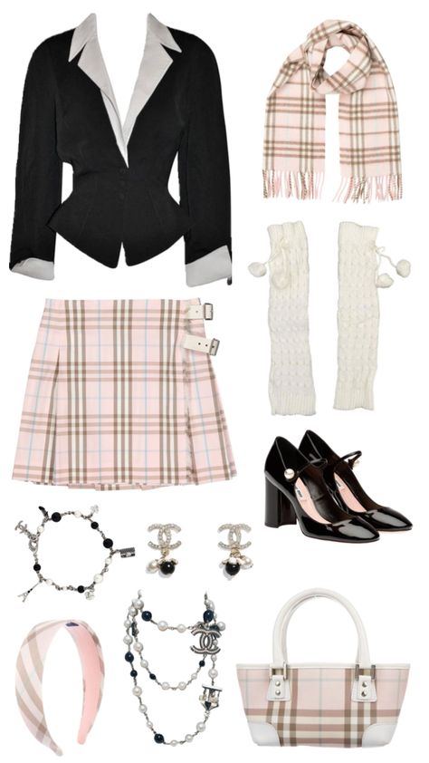 Actually 90s preppy outfit #chanel #outfit #outfitinspo #dior #beauty #miumiu #burberry #kpop Old Preppy Outfits, Skyler Aesthetic, Winter Coquette, Channel Outfits, Preppy 90s, 90s Preppy, Dior Girl, Thanksgiving 2024, Color Outfits