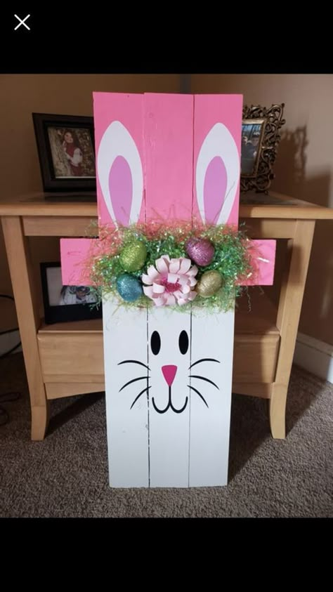 75+ Super Cute DIY Easter Crafts For Kids - HubPages Easter Crafts For Adults To Sell, Easter Shutter Ideas, Diy Easter Crafts For Kids, Easter Wood Projects, Easter Yard Art, Easter Front Porch, Easter Crafts To Make, Spring Wood Crafts, Diy Easter Crafts