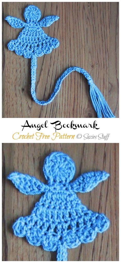 Angel Bookmark Crochet Free Pattern - #Bookmark; Free #Crochet; Patterns Perle Cotton Projects, Crochet Cross Pattern Free Easy, Crochet Angel Bookmark Free Pattern, Free Crochet Patterns For Angles, Easy Angel Crochet Pattern Free, Small Crochet Angel Free Pattern, Free Crochet Cross Bookmark Free Pattern, Cross Bookmark Crochet, Crochet Christmas Bookmarks Free Patterns