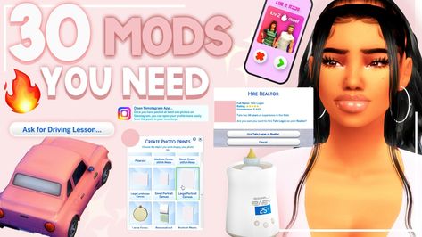 YOU NEED THESE MODS // 30 OF MY CURRENT FAVS | DeeSims on Patreon Sims 4 Packs Patreon, How To Get Mods On Sims 4, Cute Mods Sims 4, Sims 4 Cc Skincare Mod, Sims 4 Cc Mods Gameplay Love, Social Bunny Sims 4 Mod, Sims 4 Mods Wonderful Whims, Sims 4 Cc Only Sims Mod, Sims 4 Cc Slice Of Life Mod