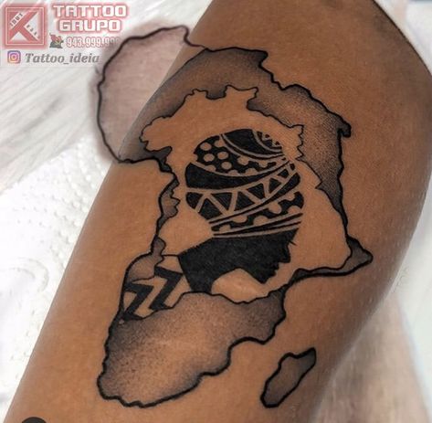 Ancestor Tattoo African, Gambia Tattoo, Africa Tree Tattoo, Afro Tattoo, Symbols Tattoos, Africa Tattoos, Mama Tattoo, Tattoo 2023, Purple Tattoos