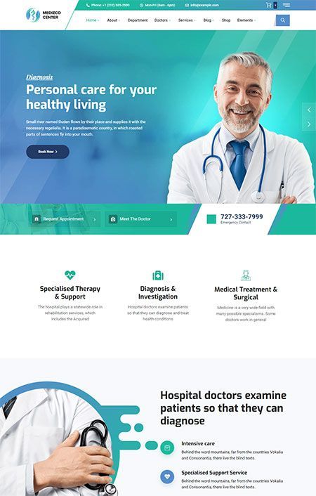 Hospital Website, Medical Websites, Healthcare Website, Medical Website Design, Medical Website, Website Design Inspiration Layout, Banner Design Layout, Design Sites, Free Website Templates