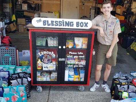 Eagle Scout Project Showcase -- Get project ideas from Boys' Life readers Portable Pantry, Eagle Scout Project Ideas, Boy Scouts Eagle, Eagle Project, Volunteer Hours, Eagle Scout, Boys Life, Boy Scouts Of America, Service Projects